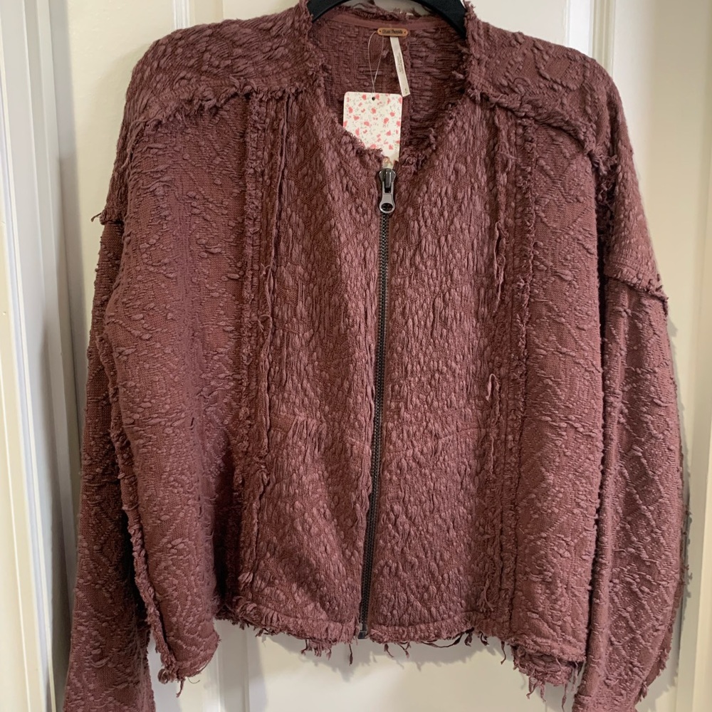 Exquisite NWT Free People Mulberry Jacket